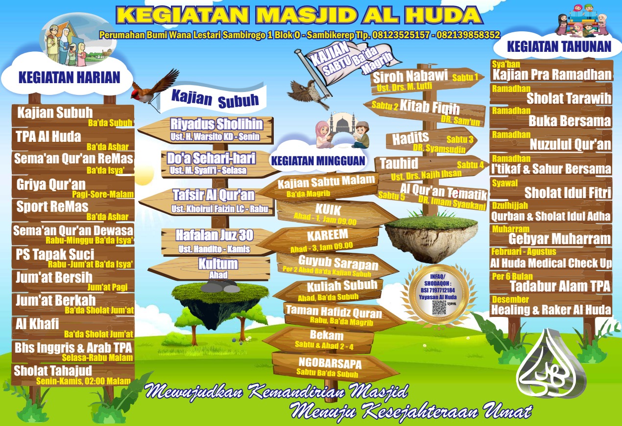 Kegiatan Masjid Al-Huda Tahun 2023